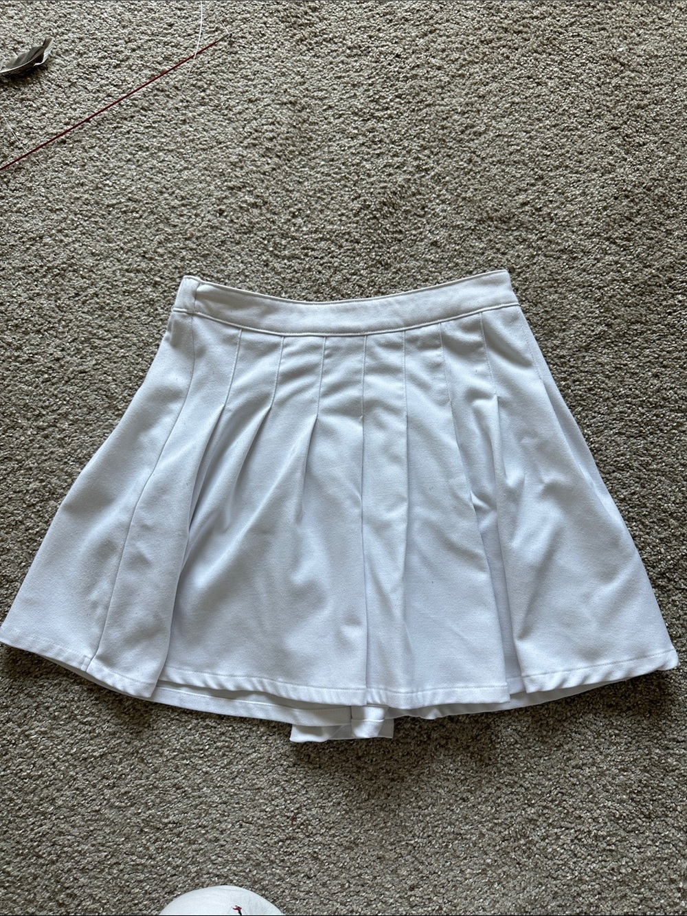 Hollister White Pleated Skater Tennis Skirt